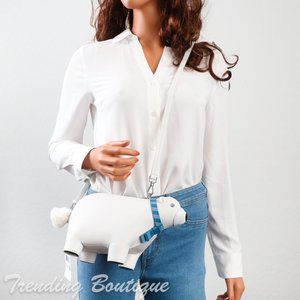 NWT Kate Spade New York Arctic Friends Polar Bear Crossbody Leather Bag